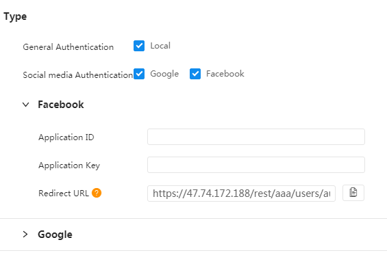 Advertising support and social media login